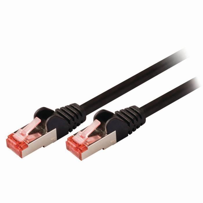 NEDIS Cat 6 S/FTP Network Cable - RJ45 Male - RJ45 Male - 10 m - Noir