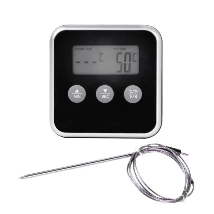 Thermomètres de four numériques Thermomètre de cuisson sans fil pour barbecue THERMOMETRE DE CUISINE - SONDE - TESTEUR DE CUISSON