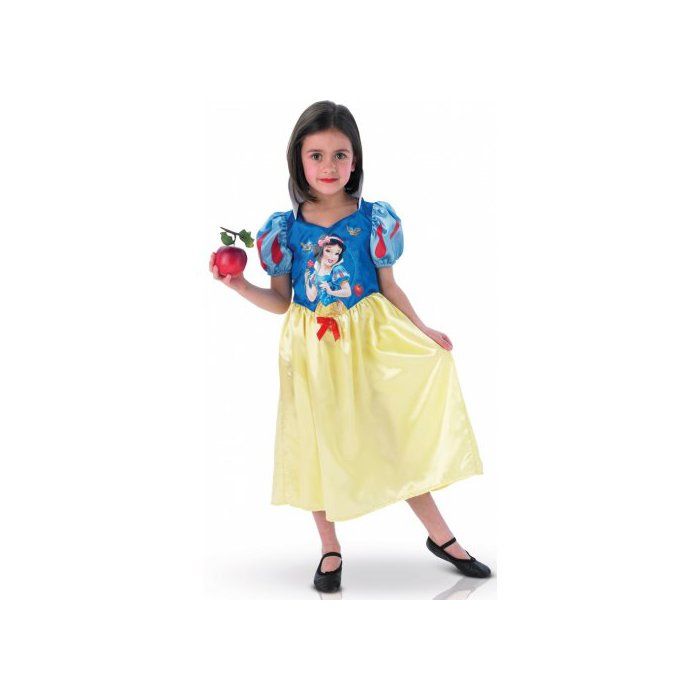 Costume Enfant Disney Princesse - Blanche Neige 3-4 ans - Robe Jaune - Deguisement