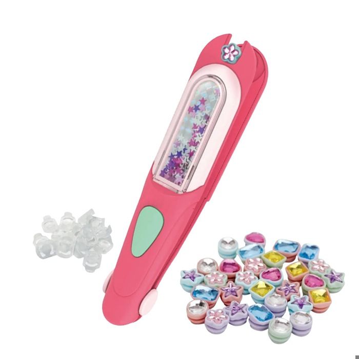 Machine à Strass Pour Cheveux Hair Bedazzler - Kit Avec 120 Rhinestones Autocollants - Bijoux Créatifs Pour Cheveux, Vêtements, Chaussures - Cadeau Fille Enfant