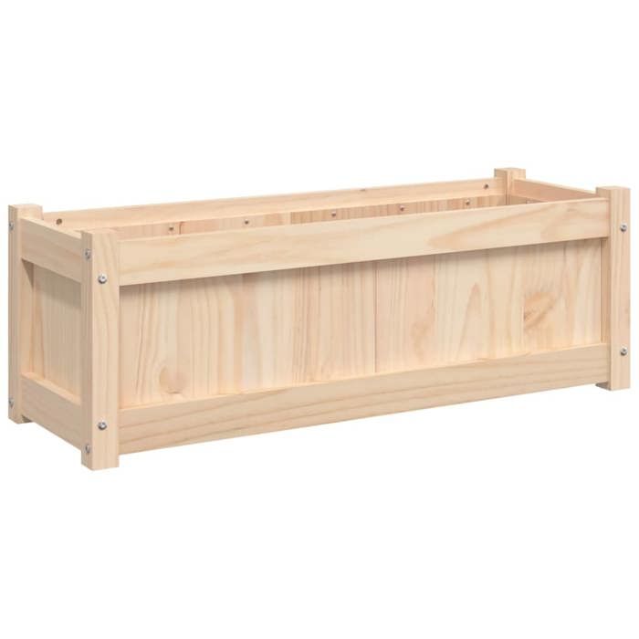 SALE 2025Lit Surélevé de Jardin/Bac de Plantation MOOD - Jardinière dextérieur 90x31x31 cm bois de pin massif Chill199462