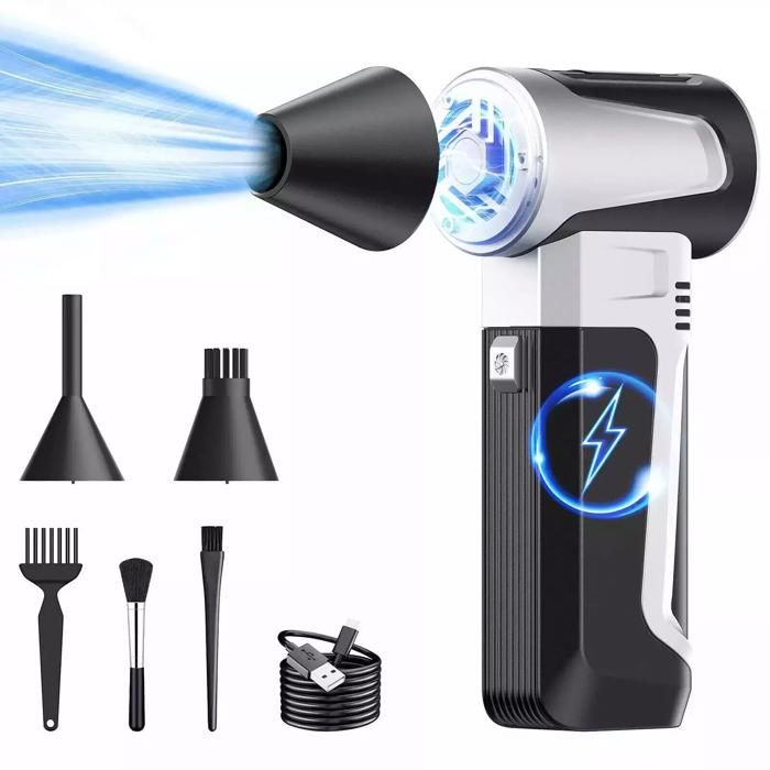 Souffleur - Mini Turbo Jet - Portable - 160000 tr/min - Electrique - Haute vitesse