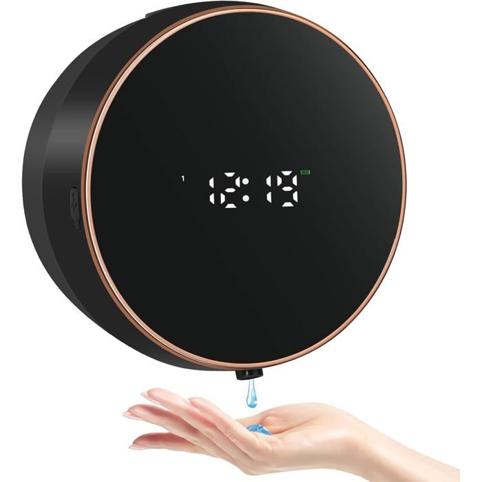 Distributeur automatique de savon liquide sans contact mains libres montage mural rechargeable pour lotion pour les mains