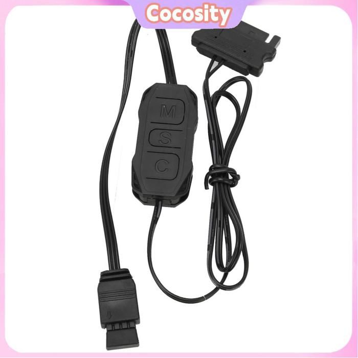 Cocosity Contrôleur ARGB 5V 3Pin Modes déclairage multiples Contrôleur Ventilateur RGB