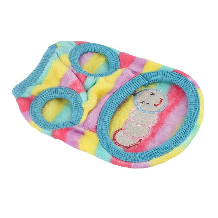 Meilleurs prix pour Manteau dhiver chaud et respirant pour chien et chat motif arc-en-ciel (XXS)