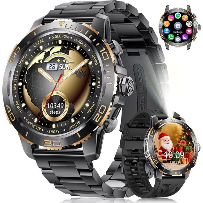 Montre connectée homme LIGE EF21 1 43 pouces AMOLED 800mAh Appel Bluetooth 200+ modes sport Montre connectée homme LIGE EF21 1 43 pouces AMOLED 800mAh Appel Bluetooth 200+ modes sport