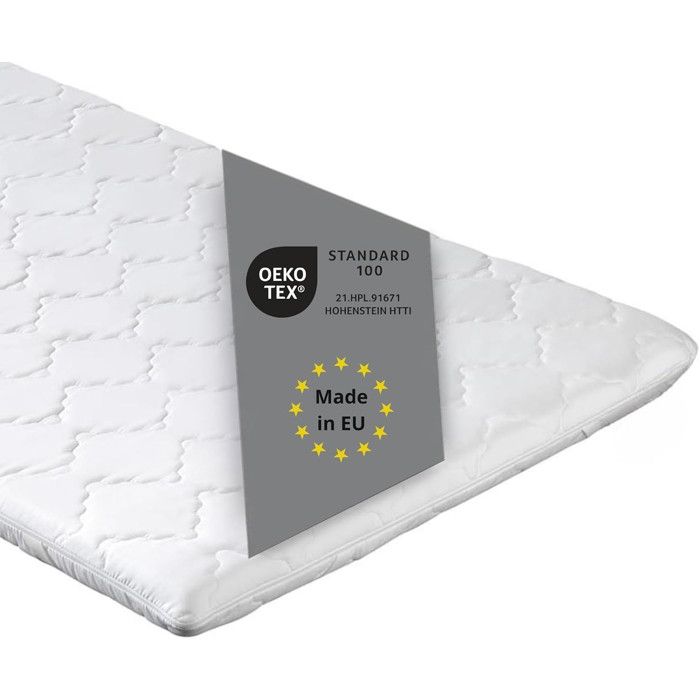 Surmatelas à mémoire de forme 140x200cm Visco OEKO-TEX Fabriqué en UE