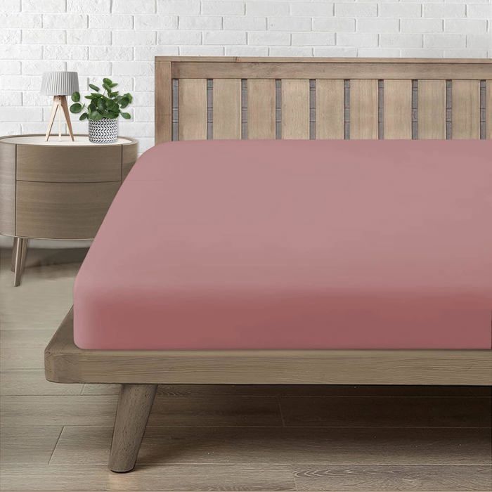 Drap Housse 120X190 Drap Housse 120X200 Bonnet 30 Cm 2 Personnes Microfibre Confortable Et Respirant Housse Matelas Rose Foncé