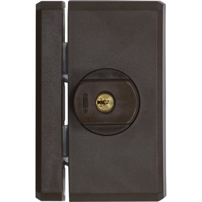 Serrure de fenêtre ABUS FTS96A AL0145 Verrouillage intuitif Alarme 110 dB Niveau Sécurité 10