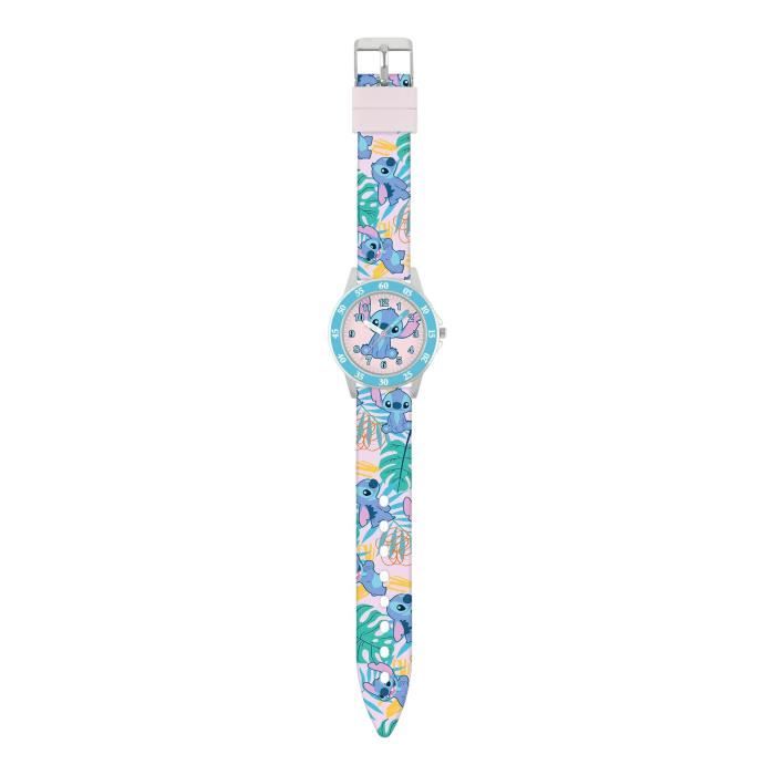 Montre Numérique Lilo Et Stitch Pour Fille - Bracelet Silicone Coloré - Cadran Argenté - Garantie 1 An