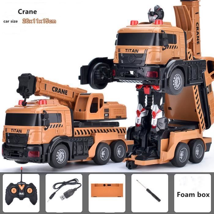 Camion télécommandé grue-Robot AIHONTAI - dérive rotative à 360° - jouet  pour garçon - Cdiscount Jeux - Jouets