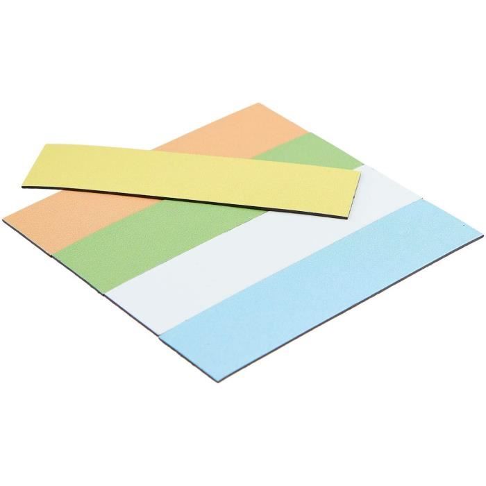 Lot De 4000 Bandes Adhésives Marqueurs Inscriptibles Transparents Multicolores – Idéal Bureau Et École