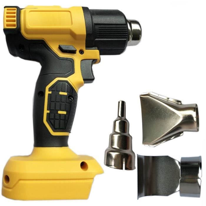 Pistolet à air chaud professionnel sans fil, température réglable, décapage de peinture bricolage, rétrécissement pour batterie Makita 18V  1420