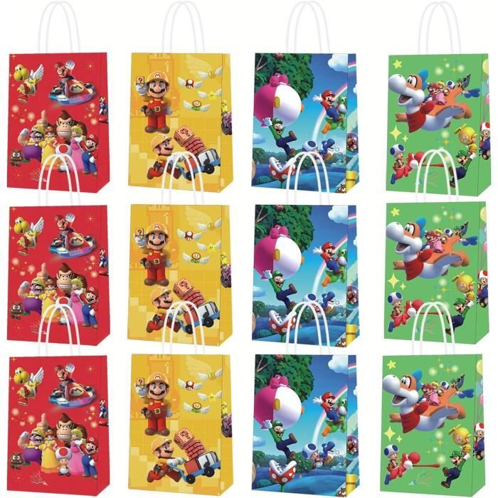 Sachets De Fête Pokemon Pikachu – Lot De 8 Sacs à Bonbons En Papier – 13 X 21,5 Cm