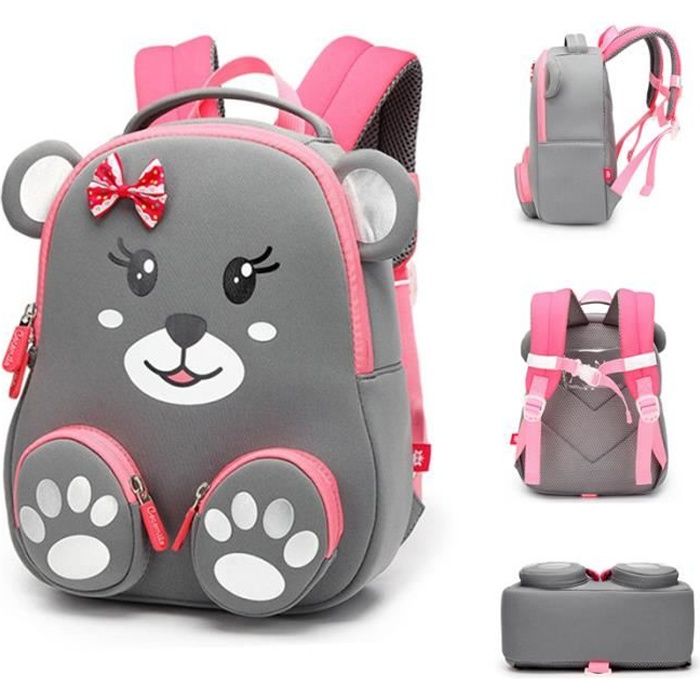 Sac à Dos Enfant, Garderie Maternelle Sac Creche Cadeau d'anniversaire pour bébé  Sac Animaux École Cartoon Mignon pour bébé Fille - Cdiscount Bagagerie -  Maroquinerie