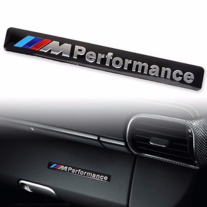AUFKLEBER 3D METALL M PERFORMANCE BMW AUS ALUMINIUM DIM 8,5 X 1,2 CM 