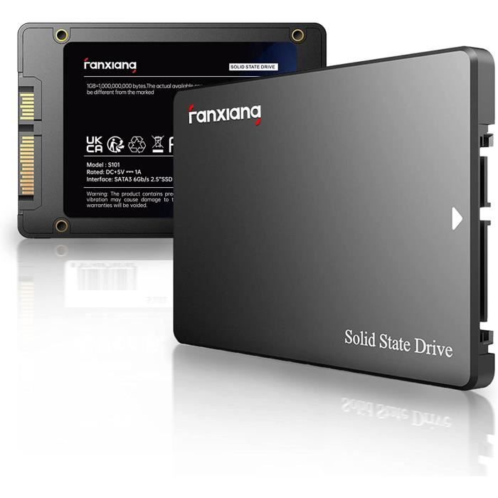 S101 500Go SSD Disque Interne SSD SATA III 6 Go-s 2,5 Vitesse de Lecture  jusqu'à 550 Mo-Sec, Compatible avec Ordinateurs Port[48] - Cdiscount  Informatique