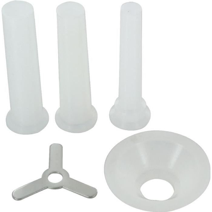 Lot De 4 Entonnoirs Pour Poussoir à Saucisses Manuel Reber - Diamètres 15, 20, 25, 30 Mm