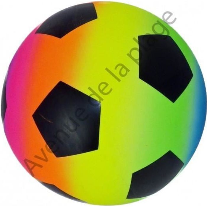 Ballon de football multicolore en plastique - Cdiscount Sport