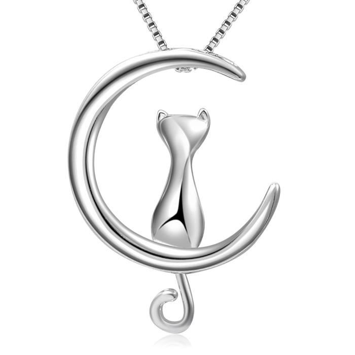Collier Argent 925 Chat Cdiscount Collier Argent 925 Chat Cdiscount