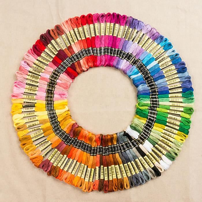 150 couleurs Coton Point de croix Fil à broder Achat / Vente fil a broder a coudre Fil à