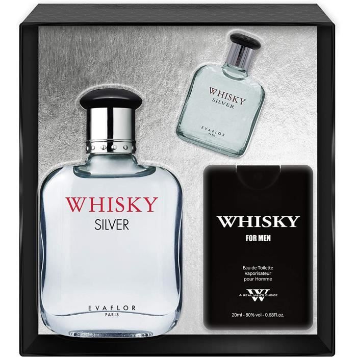 Eau De Toilette Homme - Whisky Silver Coffret 100 Ml