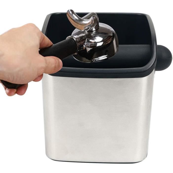 Knock Box-Conteneur de déchets de café, poubelle à expresso anti-ald,  poubelle de broyage, poudre de déchets, E27