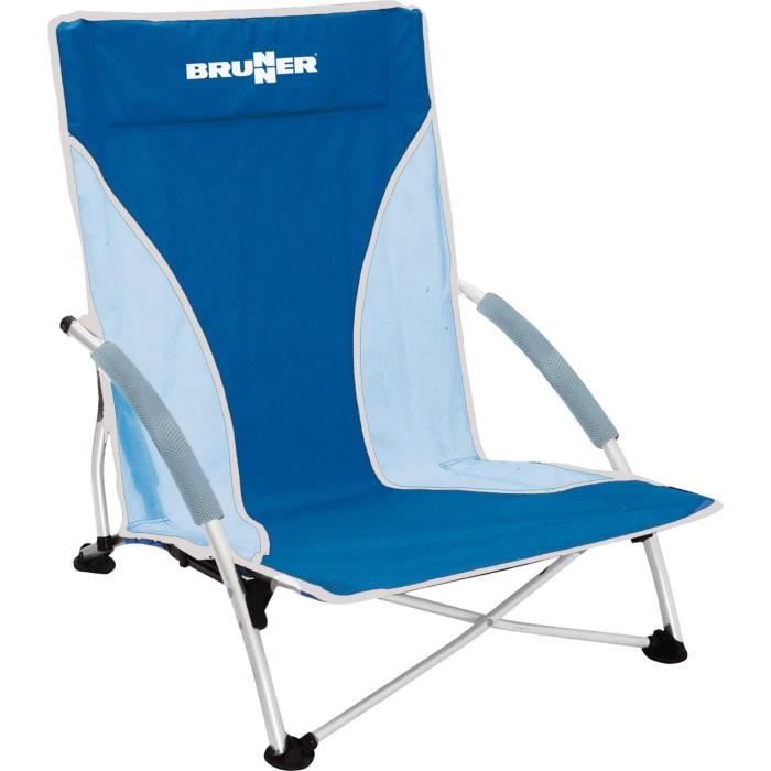 Chaise Longue Pliante Et Empilable Gin Sul Bleue - Bois - Capacité 100 Kg - Neuf