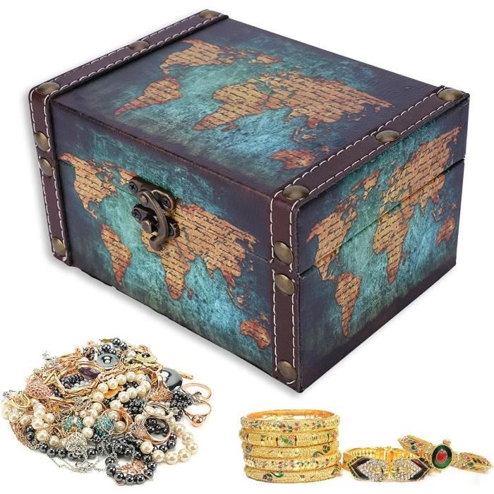 Boîtes Au Trésor De Pirate, Petit Coffre Décoratif En Bois, Coffre Au — free download