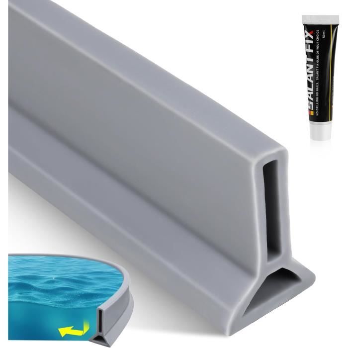 Protection contre les éclaboussures d'eau de douche de 7,6 cm de haut