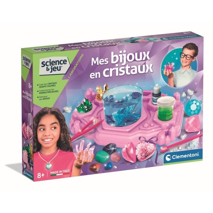 Jeu Scientifique Clementoni 52067 – Crée Tes Cristaux pour Enfants 8 Ans+ - vue 4