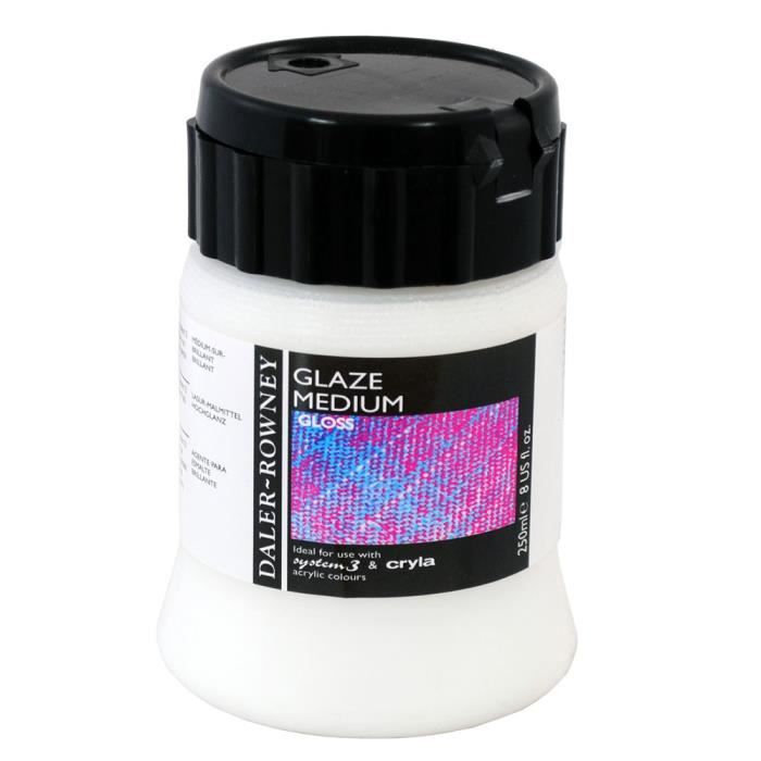 Daler Rowney Acrylic Medium Glaze Medium 250ml Gloss
