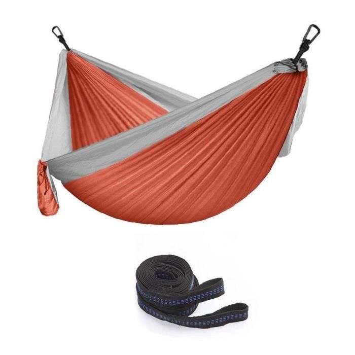 Hamac de camping de nylon léger portable Hammock Double poids léger 2