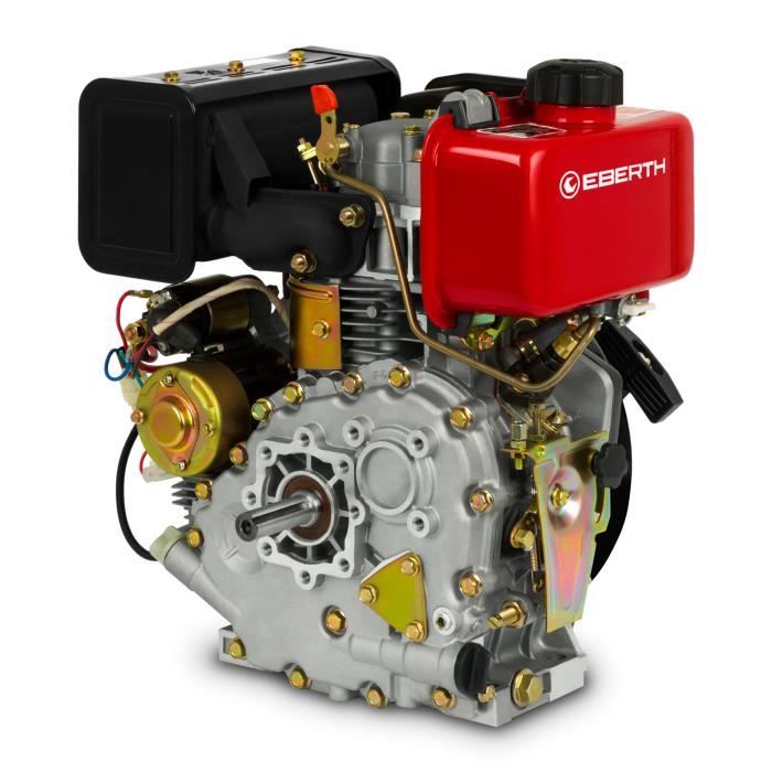 Moteur Thermique 4 Temps 7CV 210cm³ - Arbre 19,05mm, Refroidissement Air, Sécurité Huile - Pour Groupes, Pompes, Karts