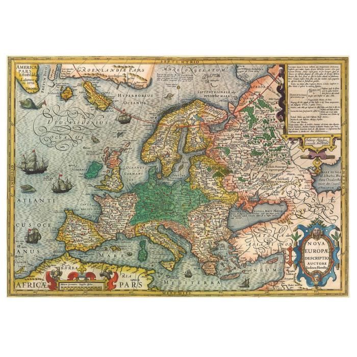 CARTE D’EUROPE - Puzzle de 1000 pièces