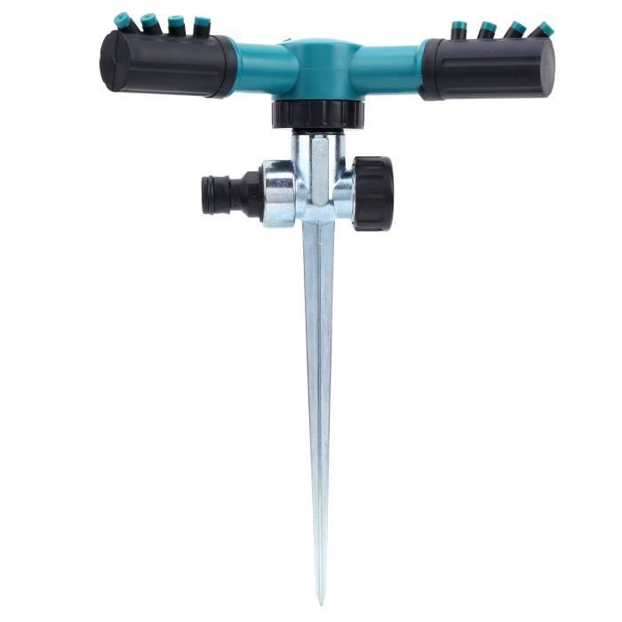 Wobbler Lot De 4 Arroseurs Rotatifs à 360° Pour Jardin, Pelouse, Terres