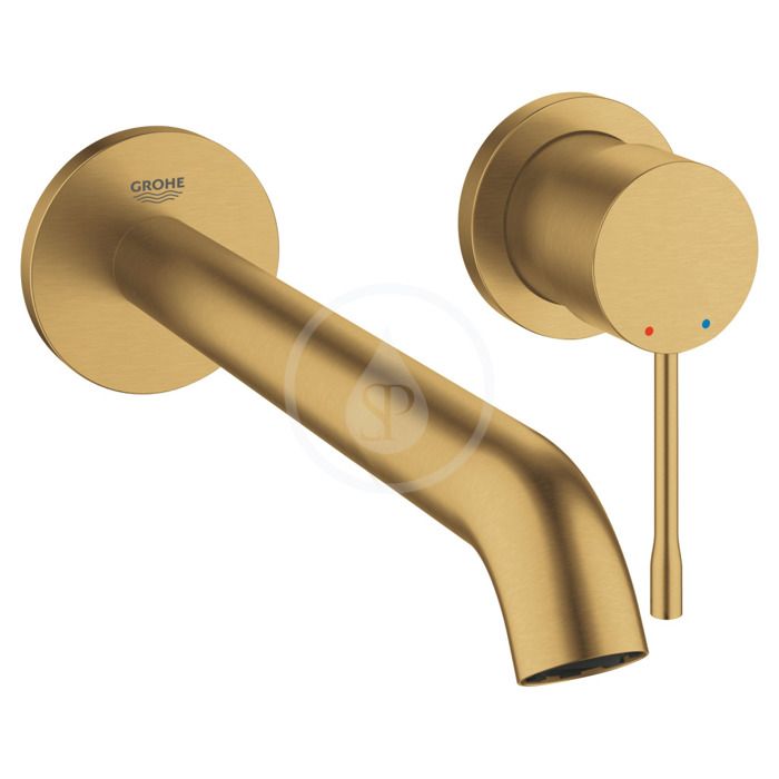 Grohe Mitigeur lavabo 2 trous Essence - Cool Sunrise brossé