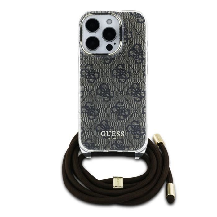 Étui Guess pour iPhone 16 Pro Max 6.9 étui rigide Crossbody Cord 4G Print Neuf - vue 5