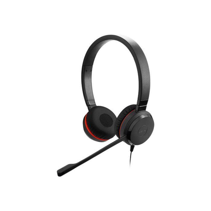 Casque Filaire - JABRA - Evolve 30 II - Certifié Microsoft Teams - Microphone Antibruit - USB-C/A