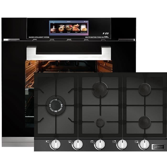 Kaiser EH 6344+KCG 9387, Four électrique,79L +plaque de cuisson gaz 86