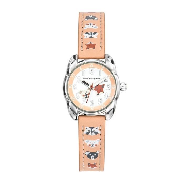 Montre lulu castagnette clearance fille rose