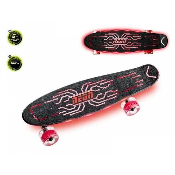 NEON SkateBoard Neon Hype Rouge Cdiscount Jeux Jouets