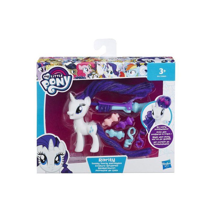 My Little Pony - Poney - Rarity Bouclettes Et Frisettes - Licorne Blanche - Friendship Magic - Poupee