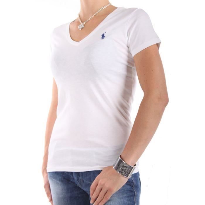 t shirt ralph lauren col v