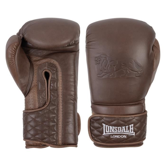 Guanti Da Boxe Lonsdale In Pelle Vintage - Protezione Urti E Comfort | Per Allenamento