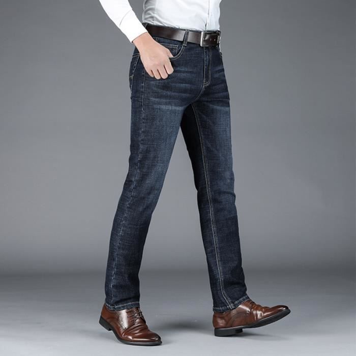 Jeans homme avec Droit de Marque stretch slim jeans masculin