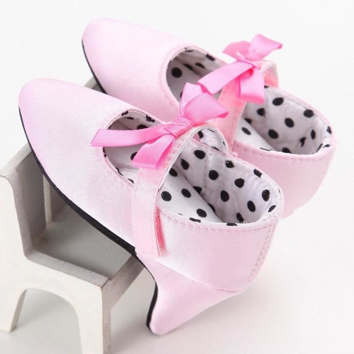 Frecoccialo Chaussure A Talon Bebe Fille Pour Bapt Fille Talons Hauts Arc Princesse Rose Rose Cdiscount Chaussures