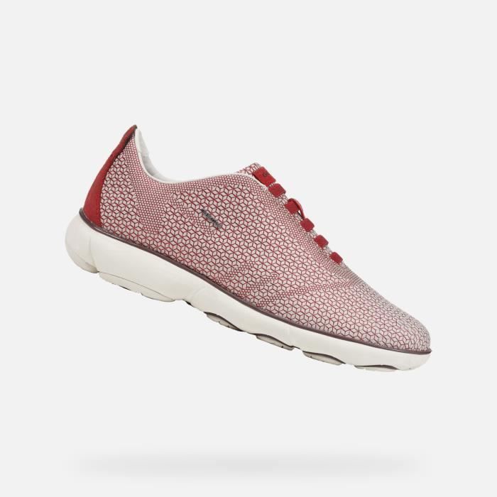 Geox Baskets basses pour femme - GEOX - Tennis D Nebula - Tige en tissu jacquard - Respirantes et légères