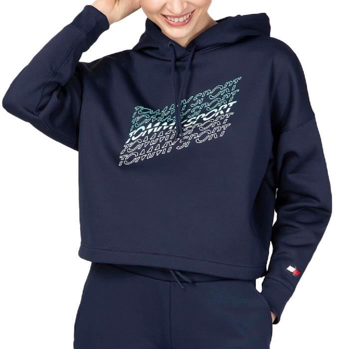 Sweatshirt Jean Tommy Hilfiger en coloris Noir 36 % de réduction Femme Vêtements homme Articles de sport et dentraînement homme Sweats à capuche 