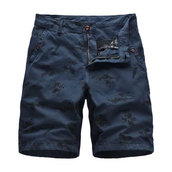 Short Cargo 3/4 Homme Pour Randonnée - Léger, Respirant, UPF 50 , 4 Poches Zippées - 33,000